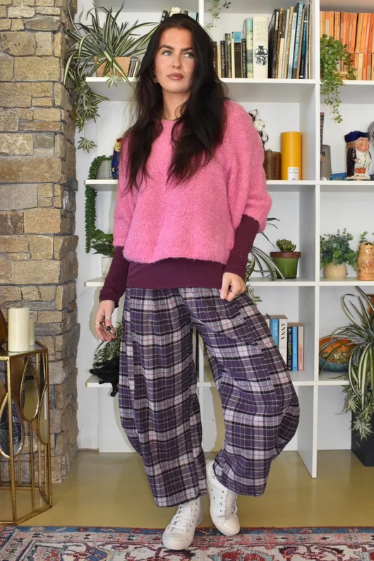 Lola Boucle Slouch Knit Candy
